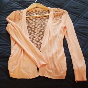 Pink cardigan